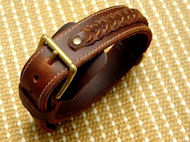 Leather dog collar