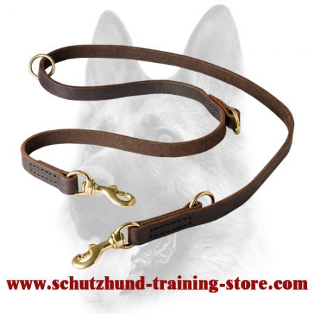 Leather training leashes for dogs best sale